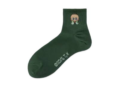 GU Ankle Socks Yu-Gi-Oh ! "Dark Green"