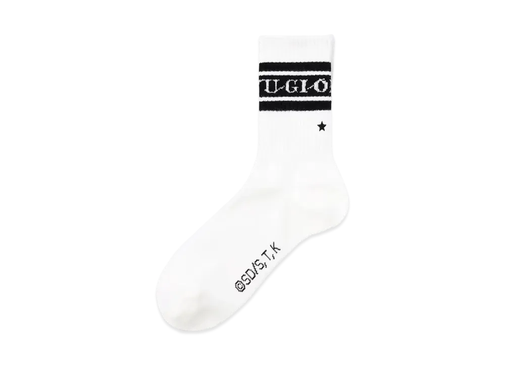 GU High Ankle Socks Yu-Gi-Oh ! 2 "Off White"