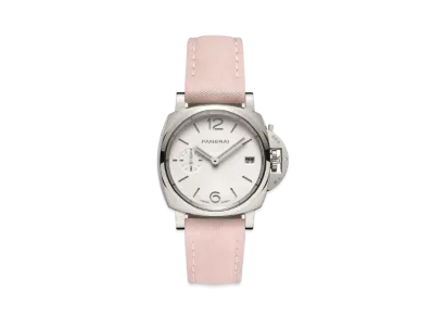 PANERAI × PRADA Luminor Due Prada Re-Nylon 38mm "Alabastro"