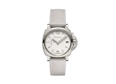 PANERAI × PRADA Luminor Due Prada Re-Nylon 38mm "Fiordaliso"