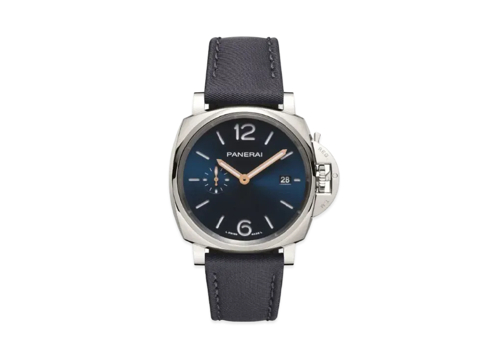 パネライ × プラダ ルミノール ドゥエ プラダ リナイロン 42mm "ブルー"