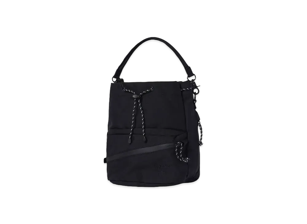 GRAMICCI by F/CE. 2WAY DRAWSTRING BAG "BLACK"