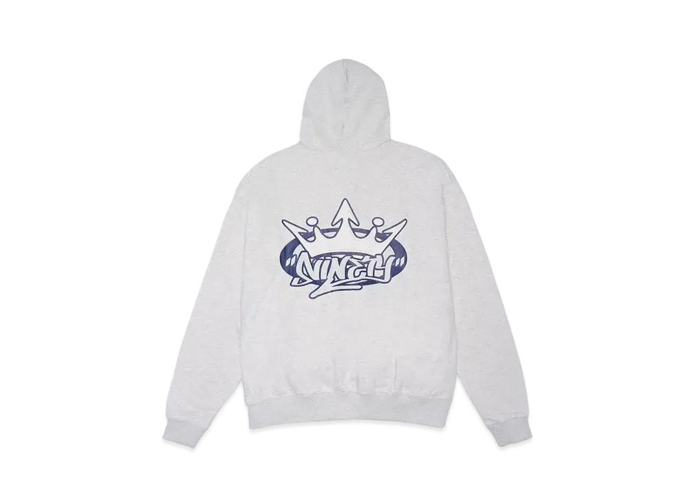 9090 King Logo Zip Hoodie"Oatmeal"