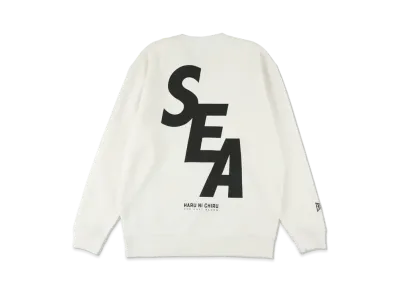 WIND AND SEA x Haru ni chiru x EVERLAST (S_E_A) Crew Neck "White"