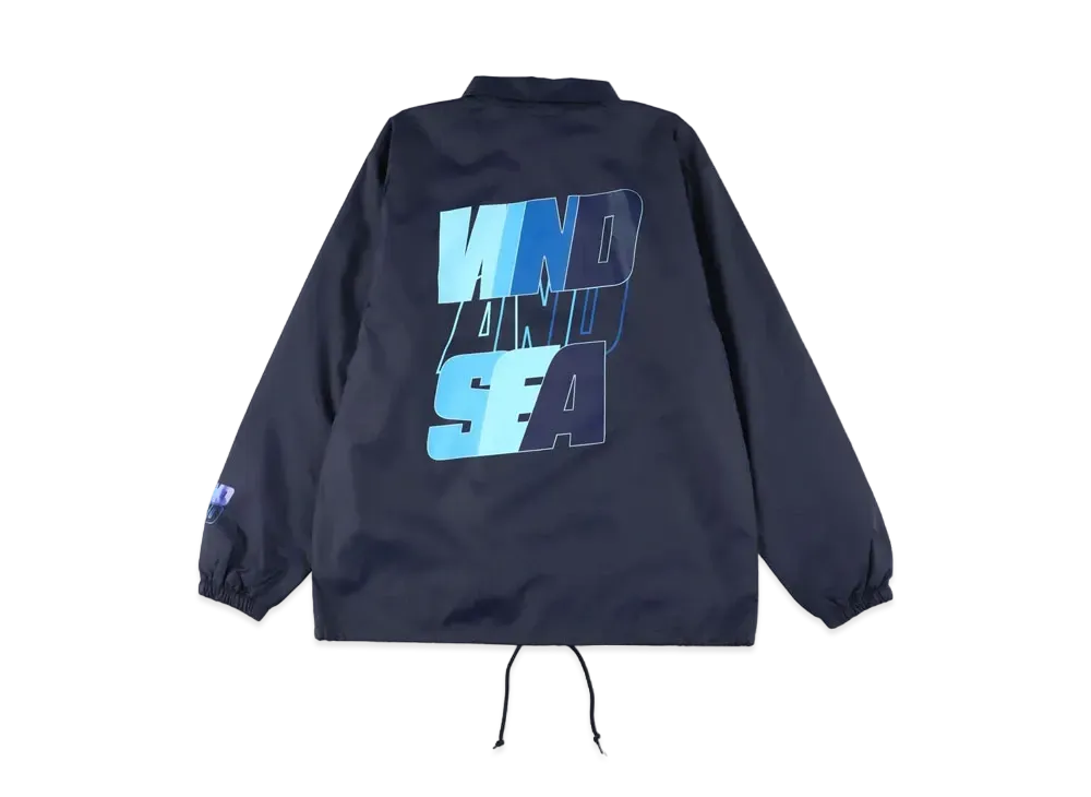 ウィンダンシー シー アライブ ナイロン コーチ ジャケット "ネイビー"