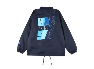 WIND AND SEA Sea Alive Nylon Coach Jacket "Navy"