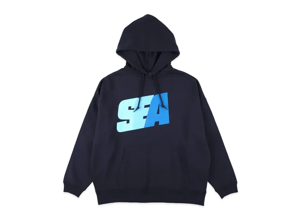 WIND AND SEA Sea Alive Logo Hoodie "Navy"