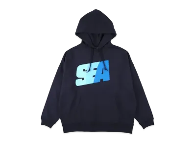 WIND AND SEA Sea Alive Logo Hoodie "Navy"