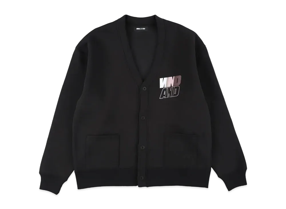 WIND AND SEA Sea Alive Logo Sweat Cardigan "Black"