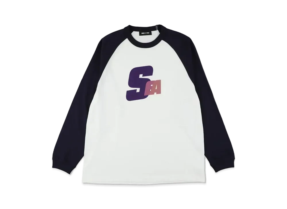 WIND AND SEA Sea Alive Raglan L/S Tee "Navy"