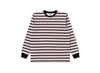 Blackeyepatch Logo Bordered L/S Tee "Black/White"