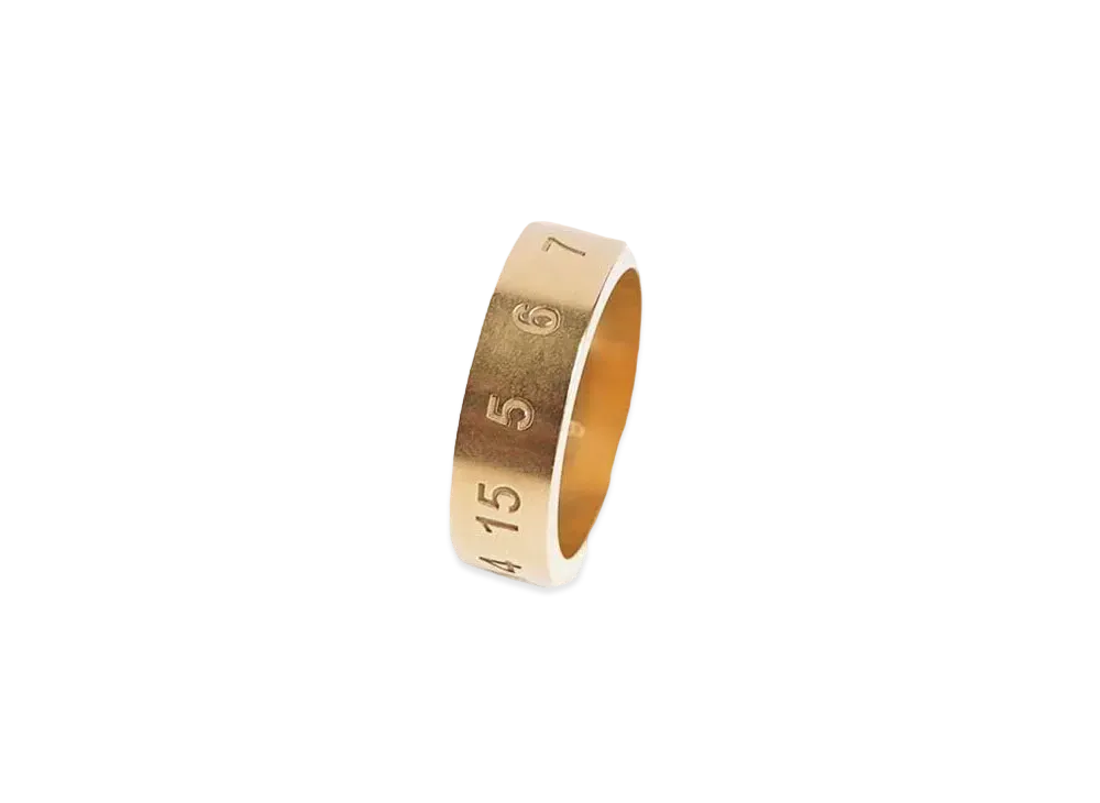 Maison Margiela NUMERICAL RING 2 "YELLOW"