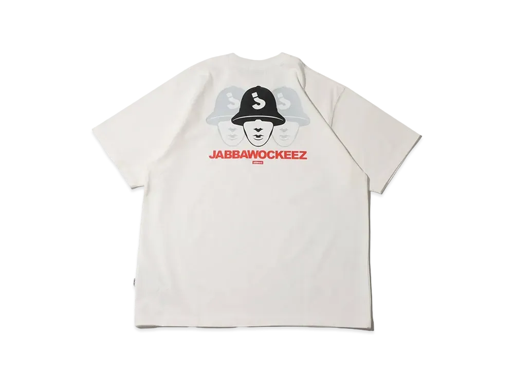 atmos x JABBAWOCKEEZ Mask Back Print T-shirts "White"