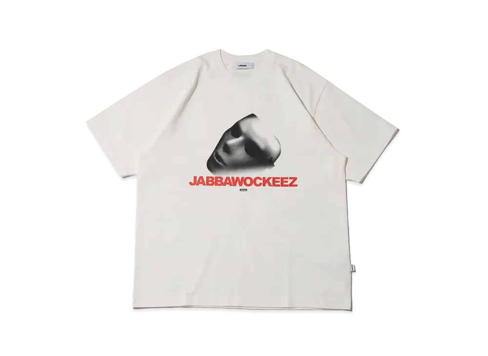 atmos x JABBAWOCKEEZ Mask Front Print T-shirts "White"