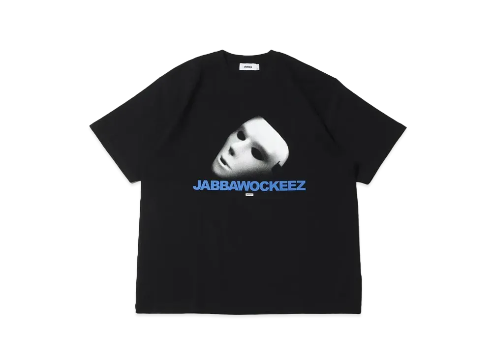 atmos x JABBAWOCKEEZ Mask Front Print T-shirts "Black"