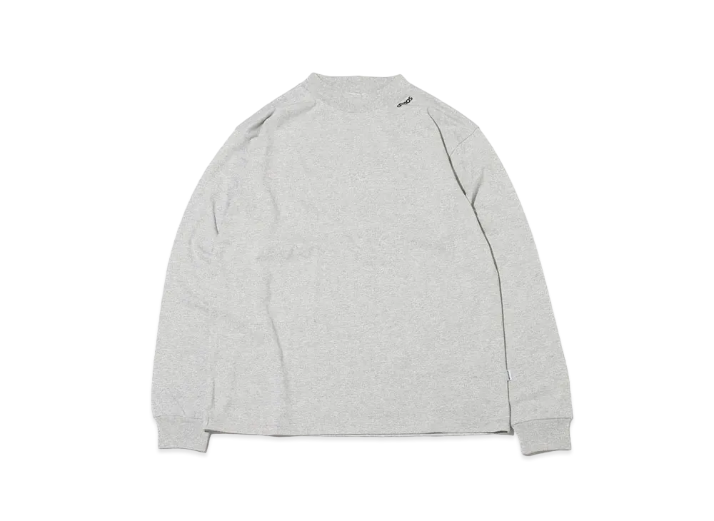 atmos Mock Neck LS T-Shirts "Grey"