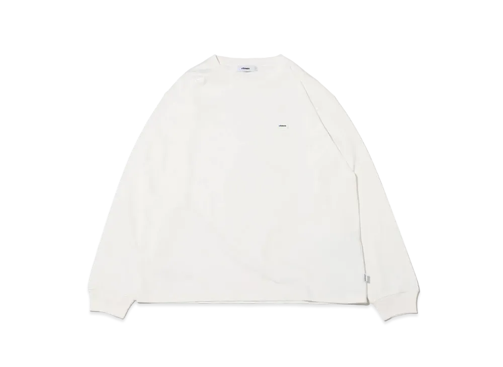 atmos Patch Logo LS T-Shirts "White"