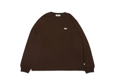 atmos Patch Logo LS T-Shirts "Brown"