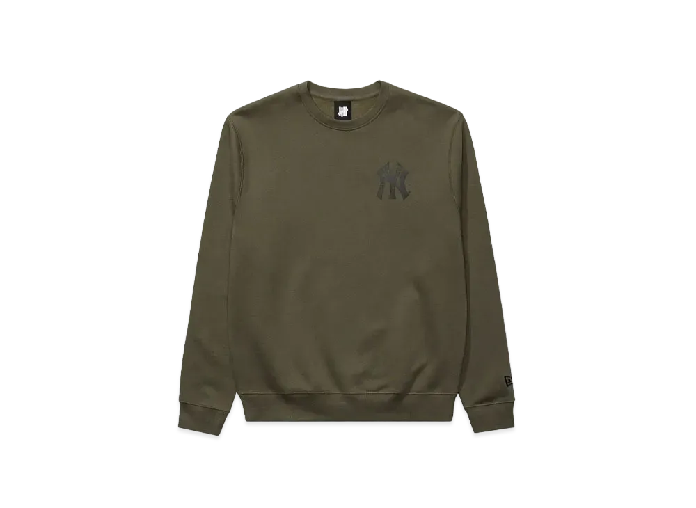 UNDEFEATED x NEW ERA NY YANKEES Crewneck "Olive"