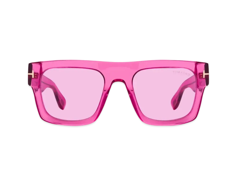 TOM FORD Fausto Sunglasses "Shiny Fuxia/Bordeaux"