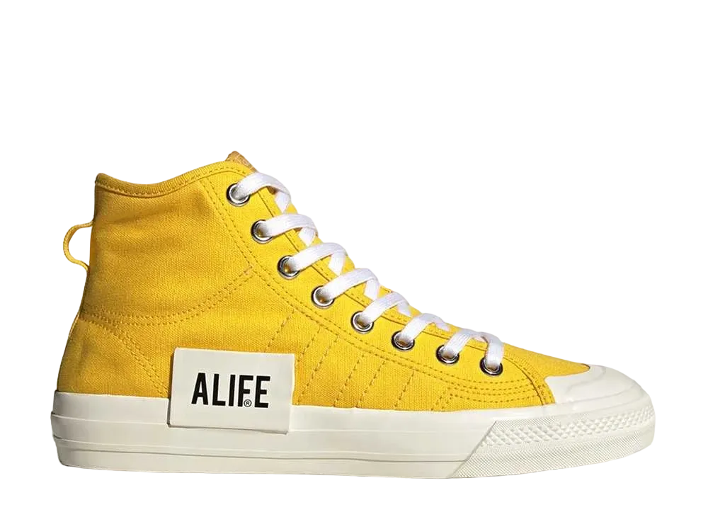 ALIFE × adidas Nizza Hi "Wonder Glow/Off White"