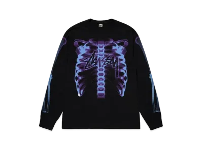 Stussy Rib Cage 3M LS Tee "Black"