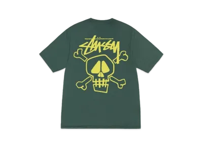 Stussy Skull & Bones Tee Pigment Dyed "Forest"