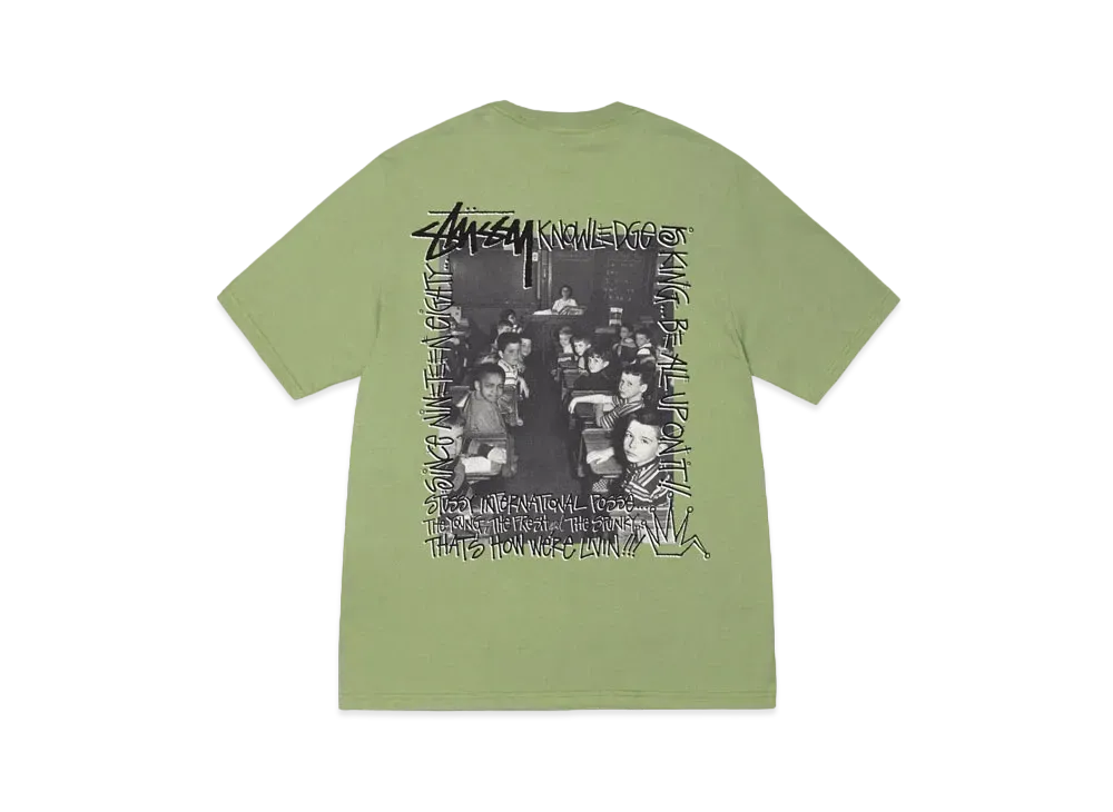 Stussy Classroom Tee "Moss"