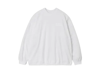 ENNOY 23SS Long Sleeve Hem Rib Tee "White"