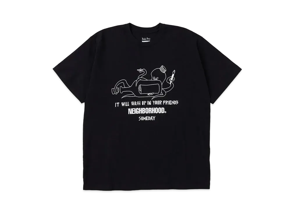 NEIGHBORHOOD x FWENCLUB x YUSUKE HANAI Tee "Black"