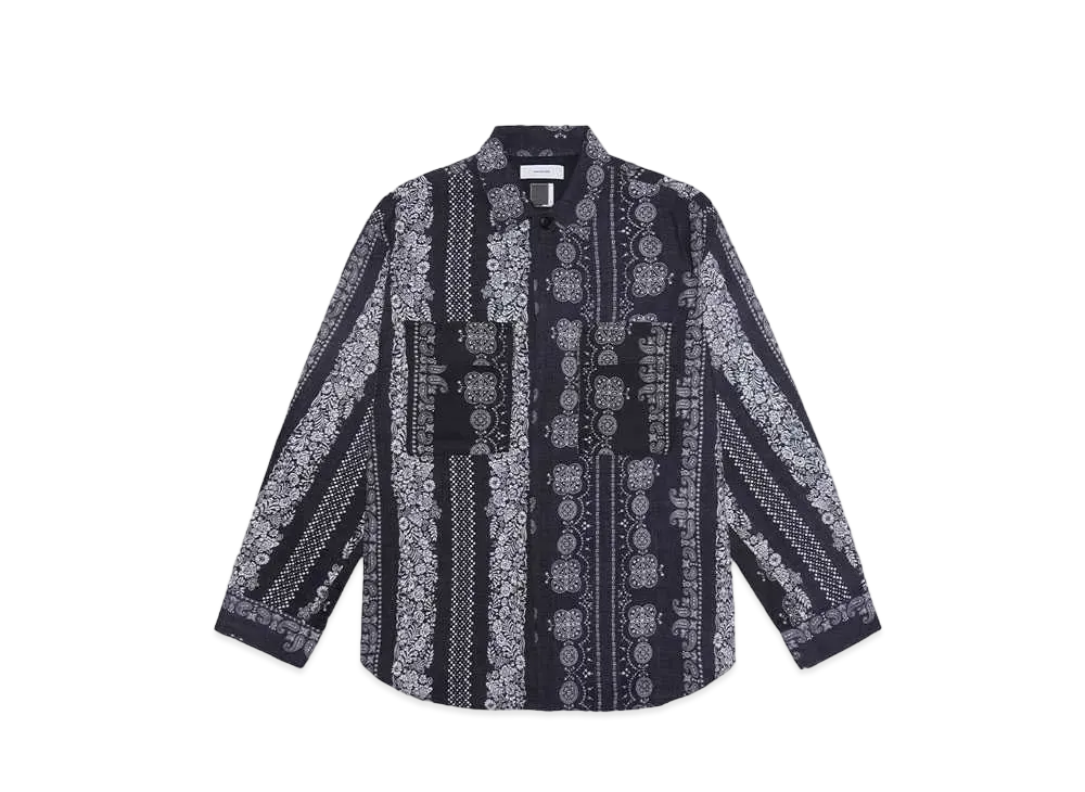 FACETASM ORIGINAL BANDANA PRINT SHIRT "BANDANA"
