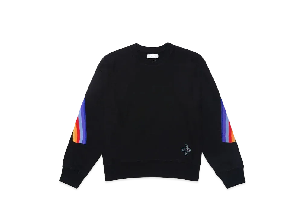 FACETASM STAY GOLD RIB XXL SWEAT "BLACK"
