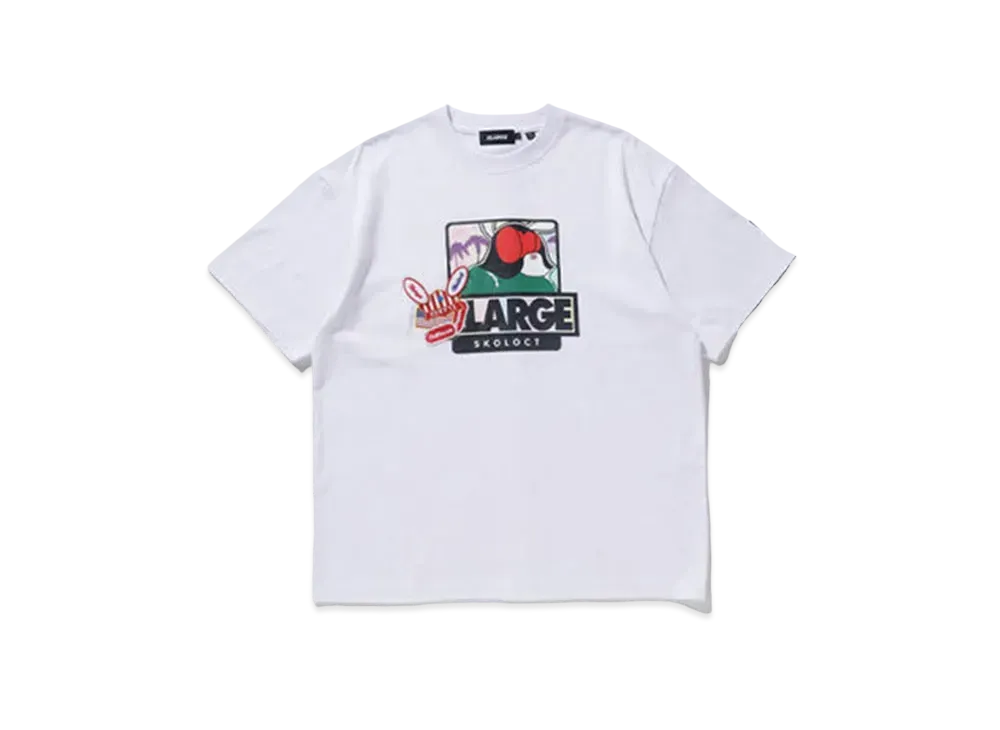 XLARGE x SKOLOCT S/S Tee "White"