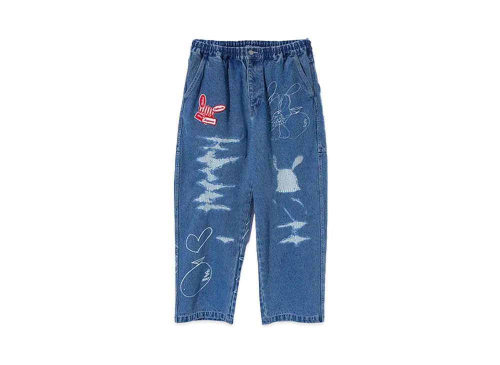 XLARGE デニムジャケット パンツ セットアップ skoloct コラボ XLARGE デニムジャケット パンツ セットアップ skoloct コラボ XLARGE