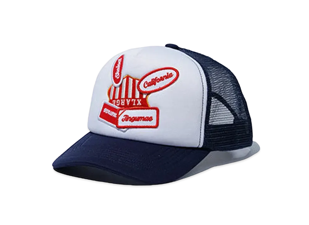 XLARGE x SKOLOCT Snapback Cap "Navy"