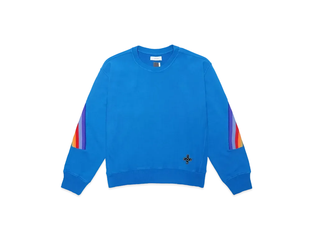 FACETASM STAY GOLD RIB XXL SWEAT "BLUE"