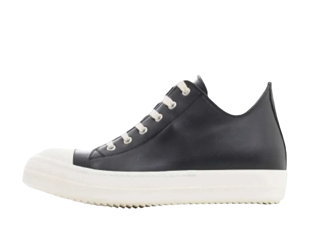 Rick Owens Low Sneaks "Black/Milk