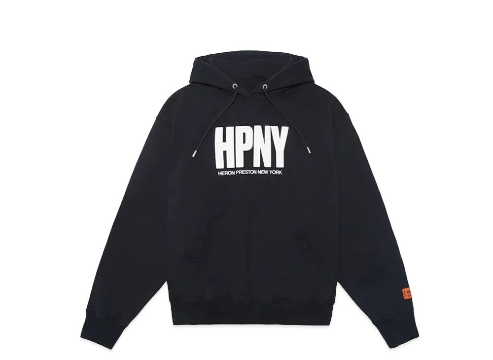HERON PRESTON REG HPNY HOODIE "BLACKxWHITE"