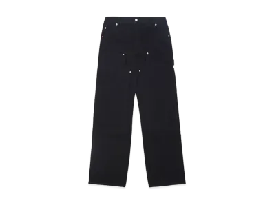 HERON PRESTON VINTAGE WASH CANVAS CARPENTER "BLACK"