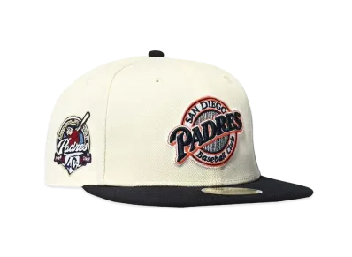 NEW ERA SAN DIEGO PADRES CLUB LOGO 40th ANV 59FIFTY "CROMExNAVY"