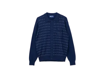 BoTT Button Down Knit Polo "Navy"