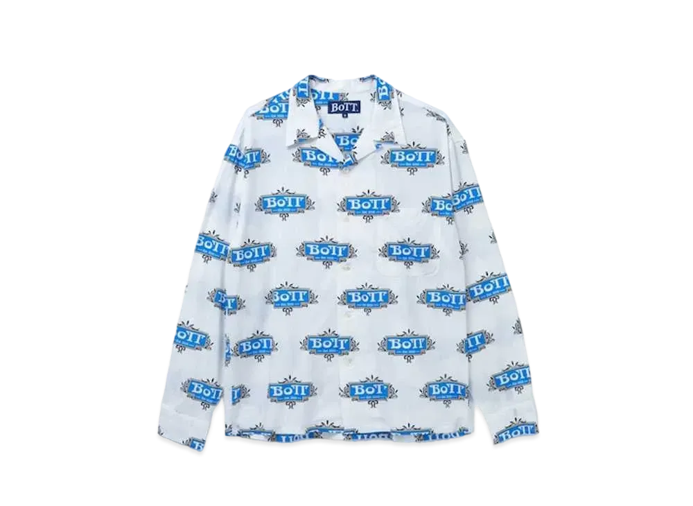 BoTT Luxe Logo Rayon Shirt "White"