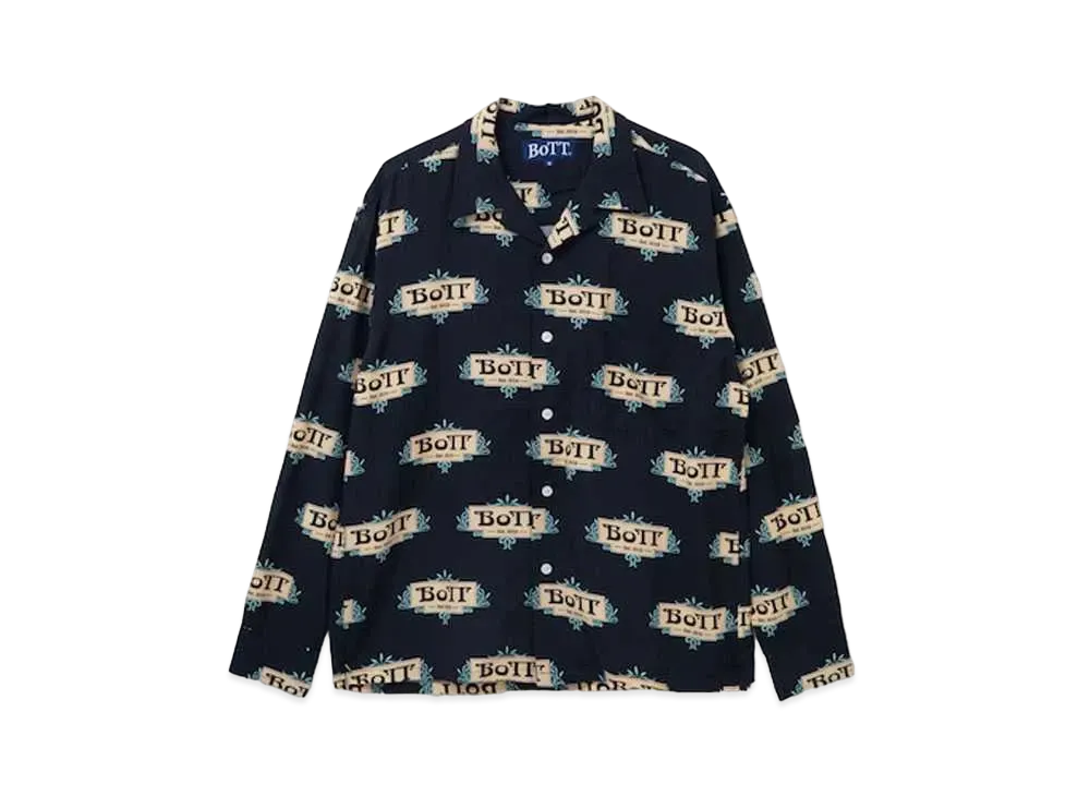 BoTT Luxe Logo Rayon Shirt "Black"