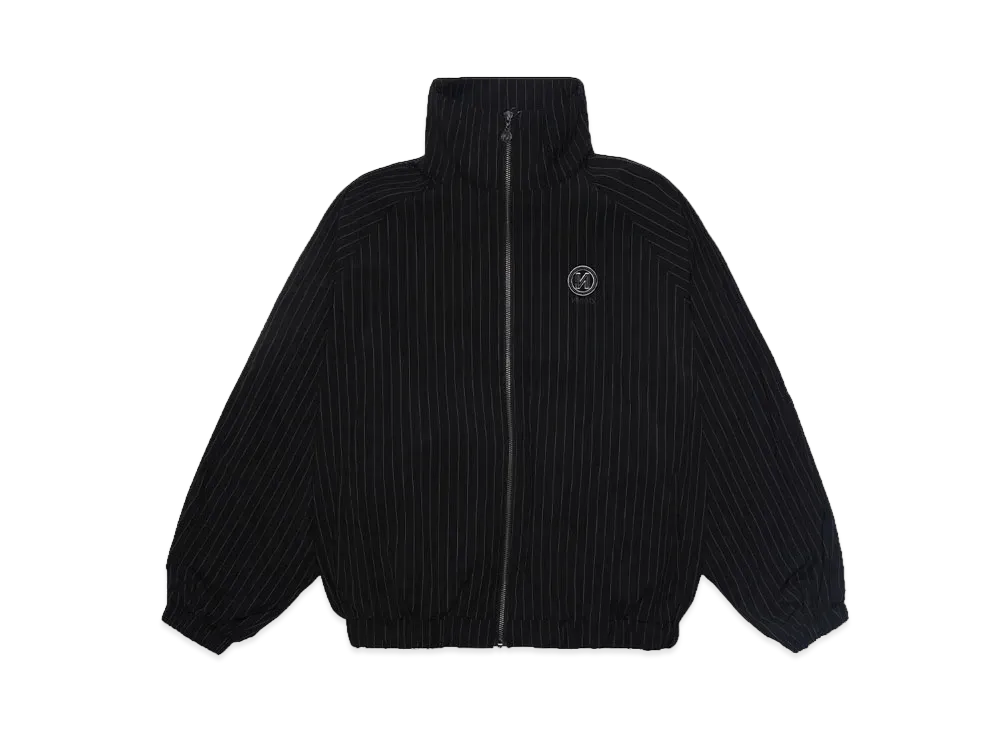 9090 N Logo Stripe Blouson "Black"