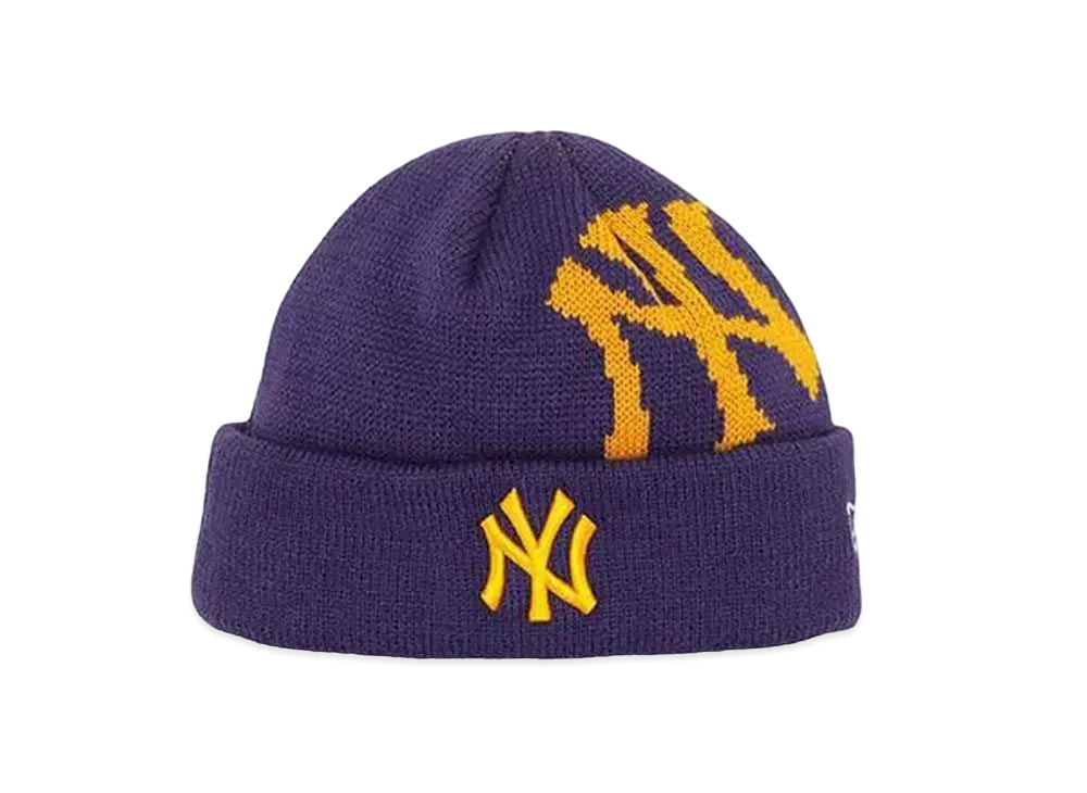 NEW ERA x THE CAP Skyscraper Knit New York Yankees "PRPL/GLD"