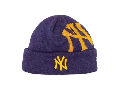 NEW ERA x THE CAP Skyscraper Knit New York Yankees "PRPL/GLD"