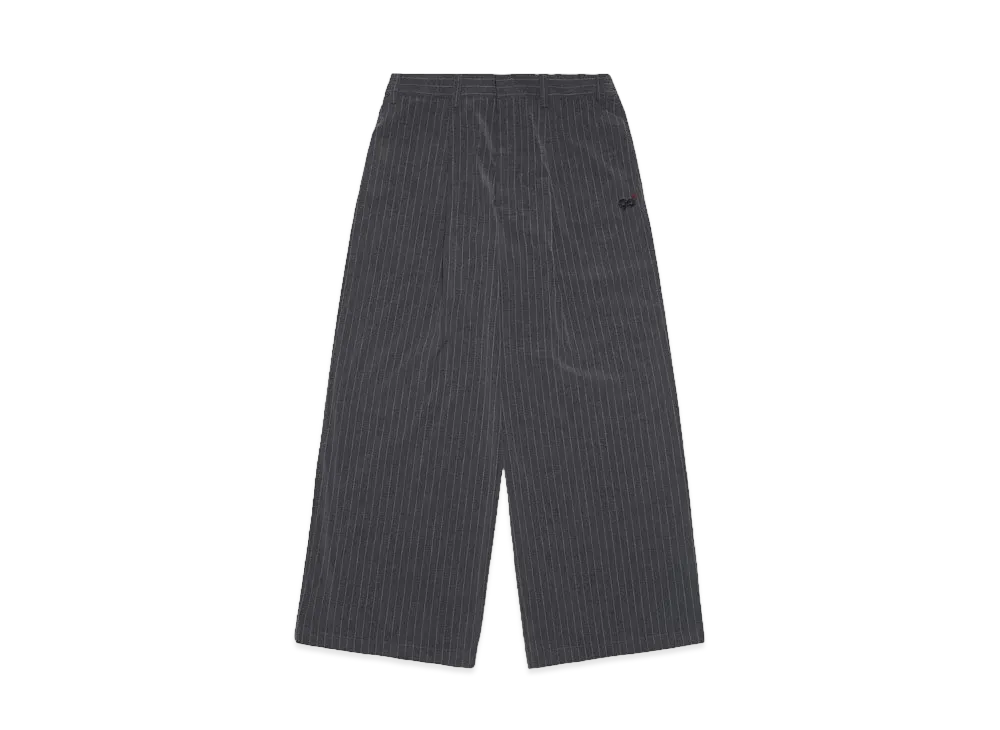 9090 N Logo Stripe Slacks Pants "Gray"