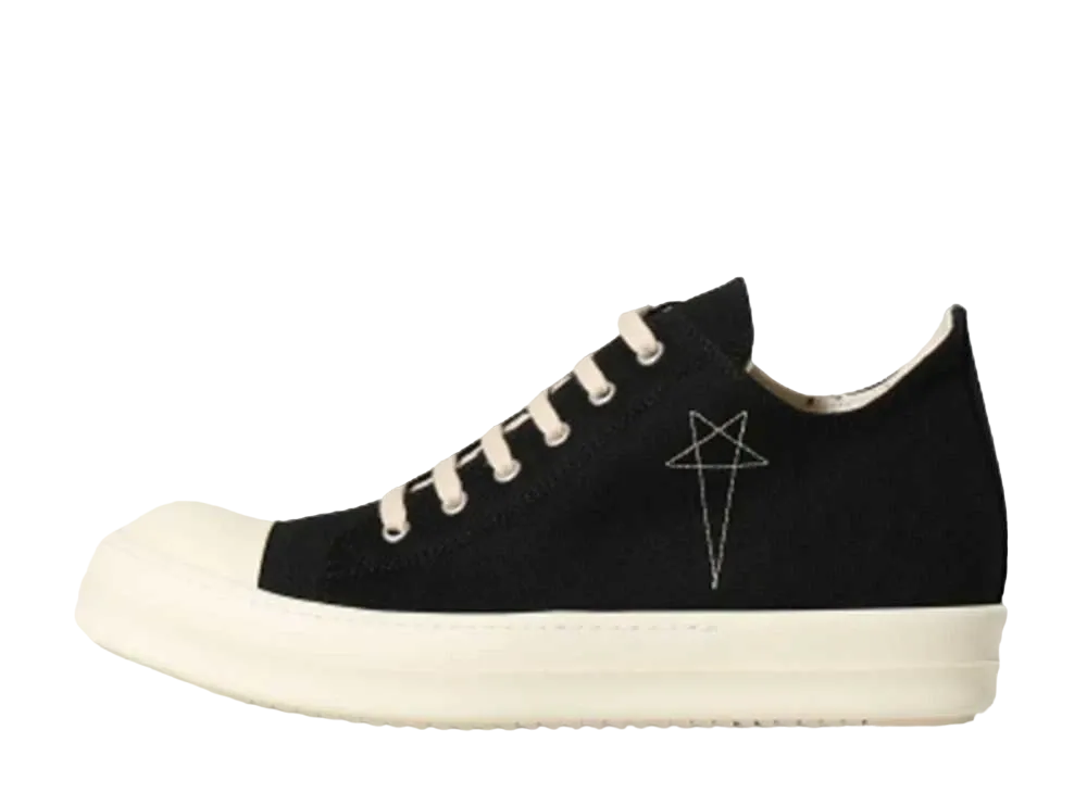 Rick Owens DRKSHDW Low Sneaks "Black/Pearl/Milk "