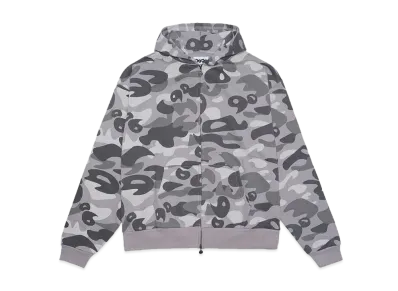 9090 Original Camo Zip Hoodie "Gray"