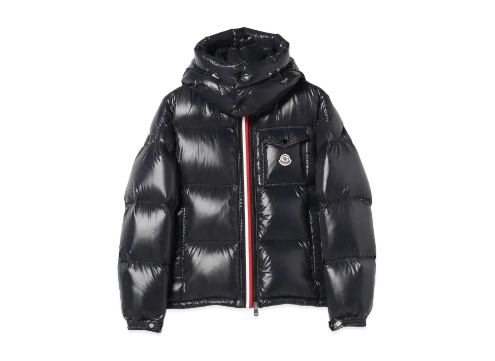 MONCLER Montbeliard Short Down Jacket "Navy"
